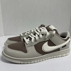Nike Dunk Low GORE-TEX Light Bone Mink Brown Sail HQ2053 002 Size 14 Low Top